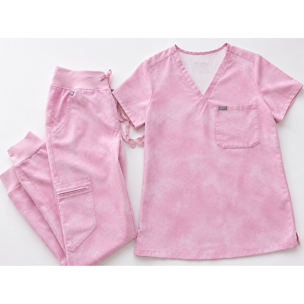 Limited Edition FIGS Breast Cancer Awareness Scrub Set 🎀